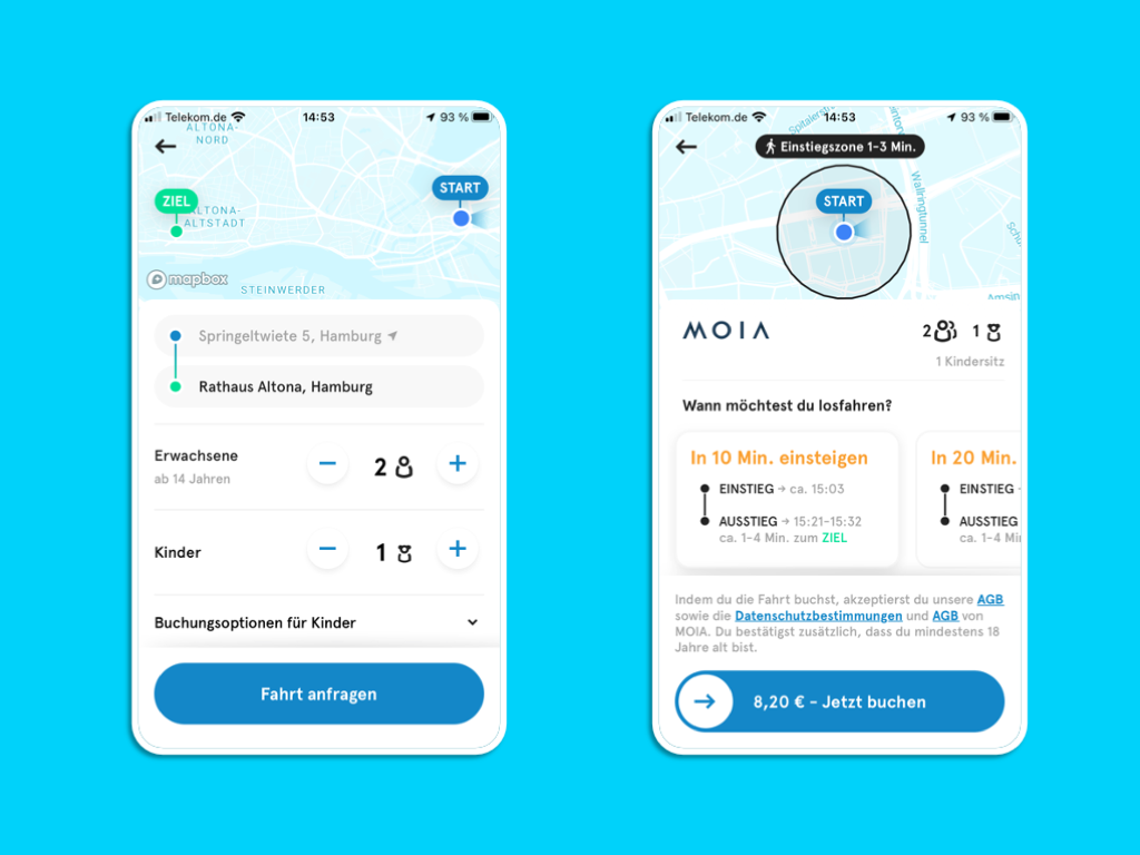 Neuigkeiten zur hvv switch App MOIA für Kinder und eine neue App